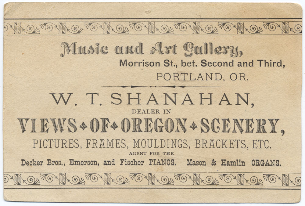 Watkins Unnumbered View - Shanahan Music and Art Gallery, Portland Oregon