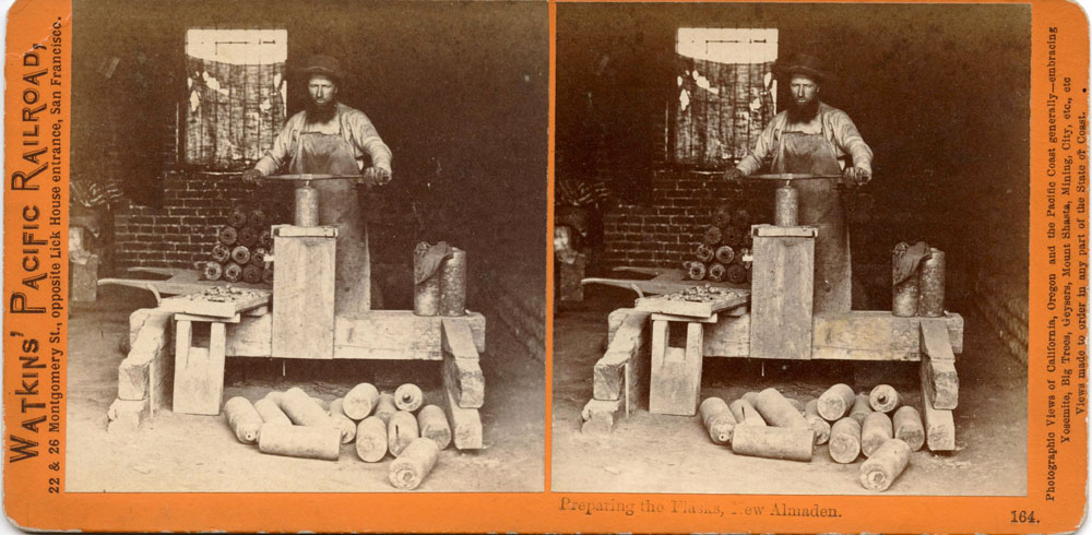 Watkins #164 - Preparing the Flasks, New Almaden.