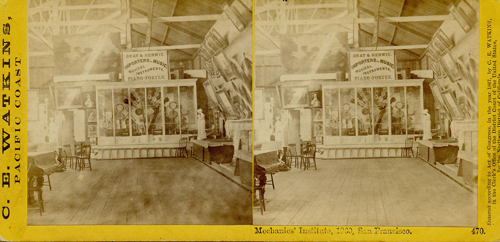 #470 - Mechanics' Institute, 1860, San Francisco.