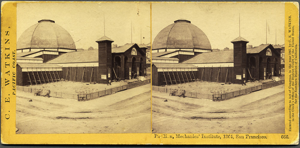 Watkins #666 - Mechanics' Institute, 1864, San Francisco.