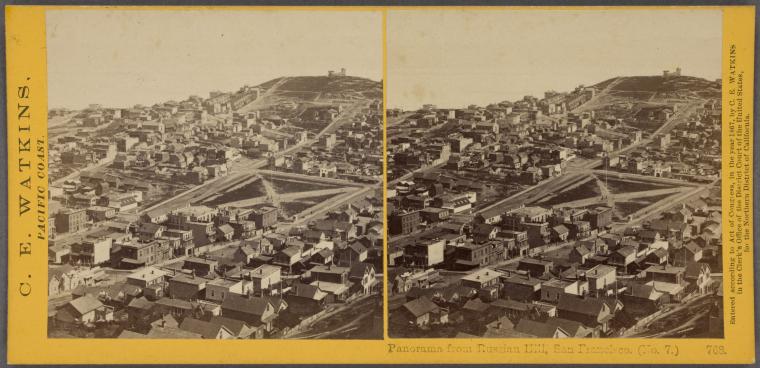 Watkins #768 - Panorama from Russian Hill, San Francisco, No. 7