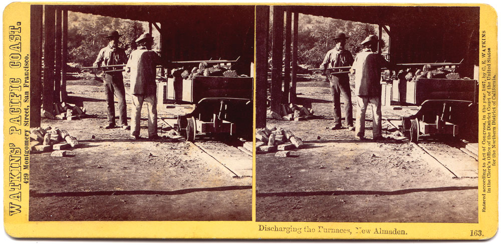 Watkins #163 - Discharging the Furnaces, New Almaden