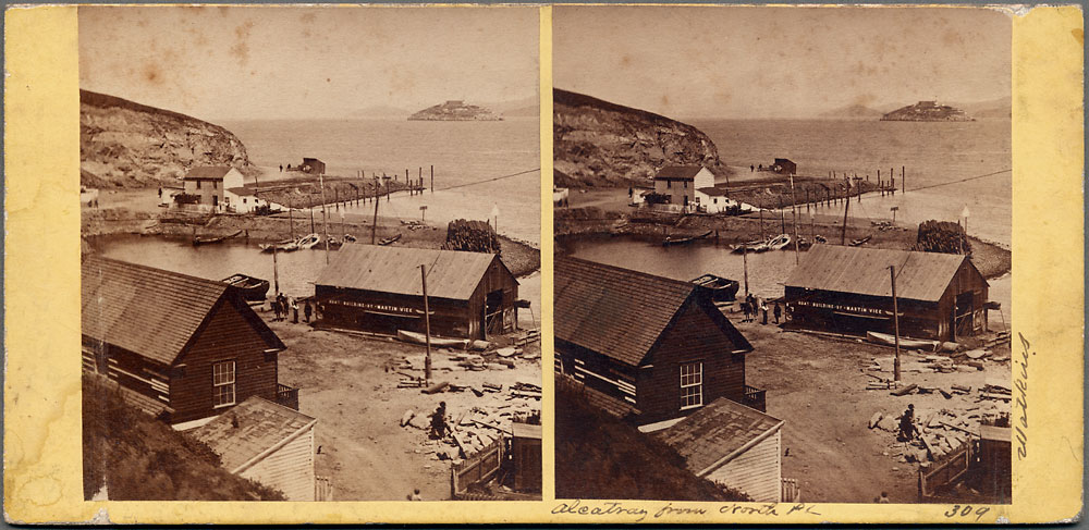 Watkins #309 - Alcatraz, from North Pt