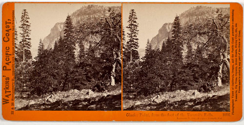 #1096 - Glacier Point, from the foot of the Yosemite Falls