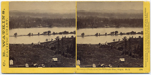 #1202 - Panorama of Portland and the Willamette River, Oregon #2