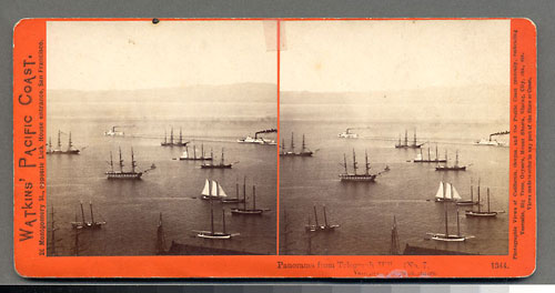 #1344 - Panorama from Telegraph Hill (No. 7) Vallejo and Napa Steamers