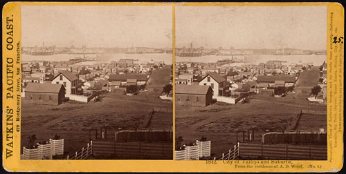 #1842 - City of Vallejo and Suburbs, From the residence of A.D. Wood. (No. 4)
