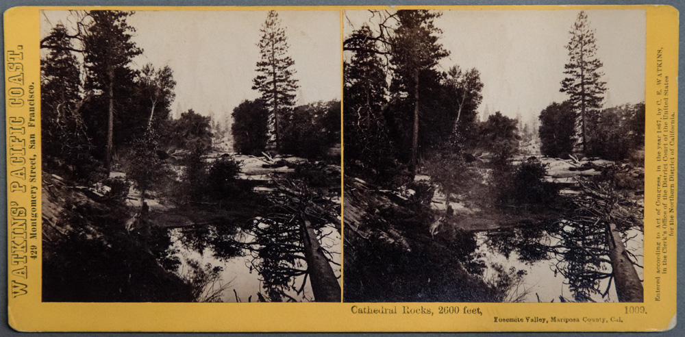 Watkins #1009 - Cathedral Rocks, 2600 ft, Yosemite Valley
