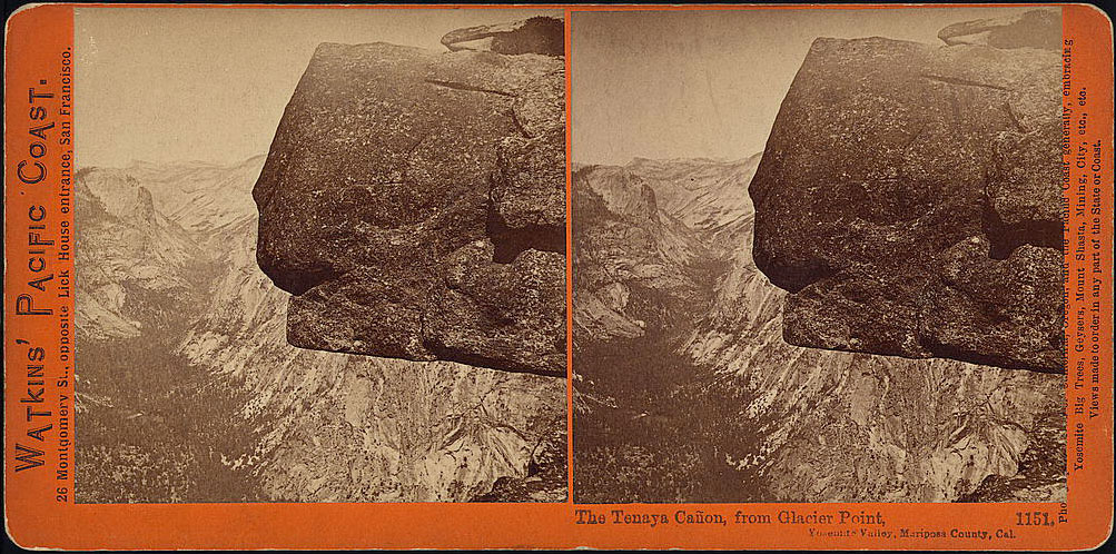 Watkins #1151 - The Tenaya Ca&ntilde;on, from Glacier Point