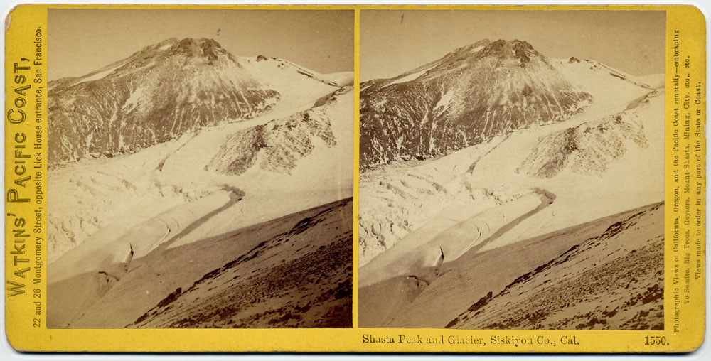 Watkins #1550 - Shasta Peak and Glacier, Siskiyou County, Cal.