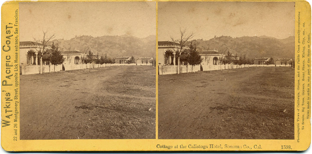 Watkins #1598 - Cottage at the Calistoga Hotel, Sonoma Co., Cal.