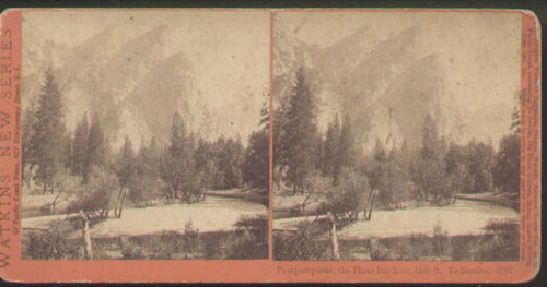 #3066 - Pompompsus; Three Brothers, 4480 ft., Yosemite Valley, Mariposa County, Cal.
