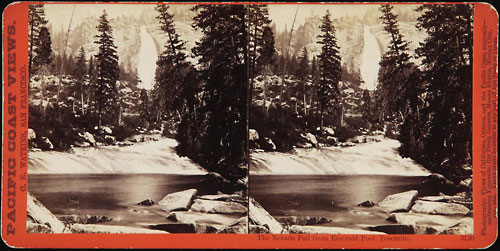 #3120 - The Nevada Fall from Emerald Pool, Yosemite