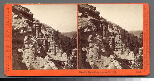 #3383 - Basaltic Formation, Alpine County, Cal.