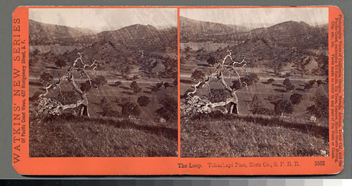 #3663 - The Loop, Tehachapi Pass, Kern Co., S.P.R.R.