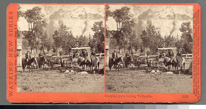 Watkins #3132 - Camping party leaving Yo Semite.