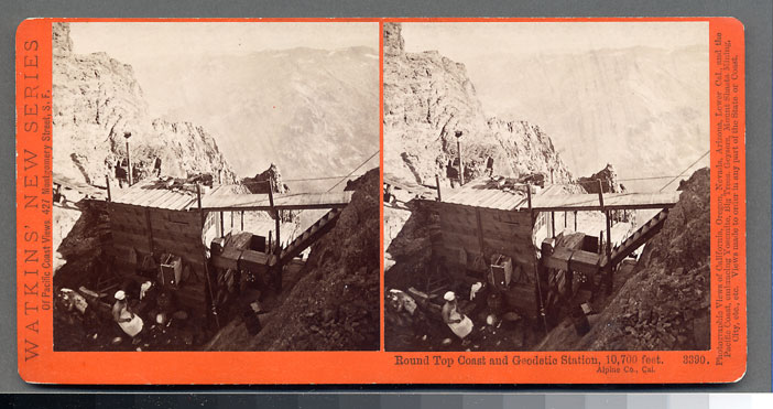 Watkins #3390 - Round Top, Coast and Geodetic Station, 10,700 ft., Alpine County, Cal.