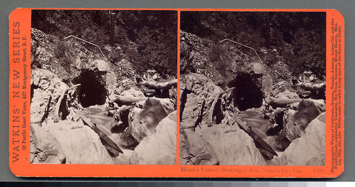 Watkins #3398 - Miner's Tunnel, Humbug Canon, Nevada County, Cal.