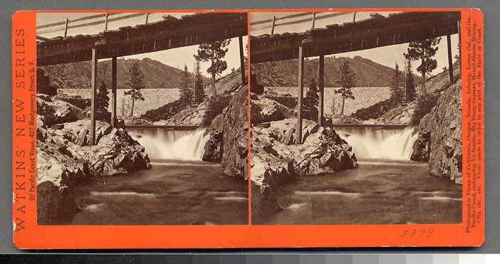 Watkins #3399 - Boorman Dam, North Bloomfield Mining Co., Nevada Co., Cal.