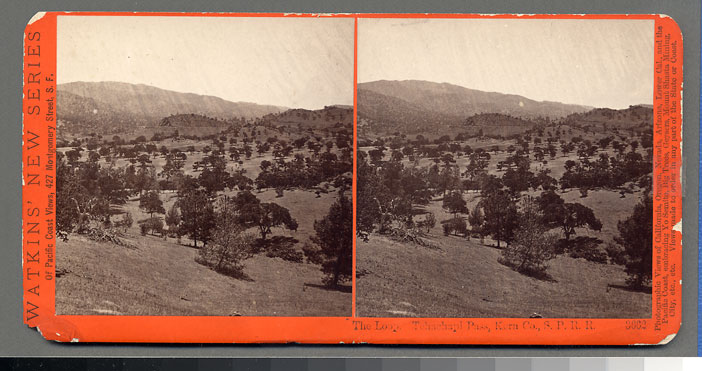 Watkins #3662 - The Loop, Tehachapi Pass, Kern Co., S.P.R.R.