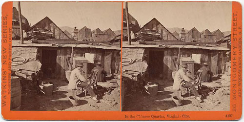#4137 - In the Chinese Quarter, Virginia City, Nev.