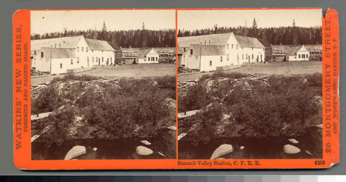 #4208 - Summit Valley Station. C.P.R.R., Cal.