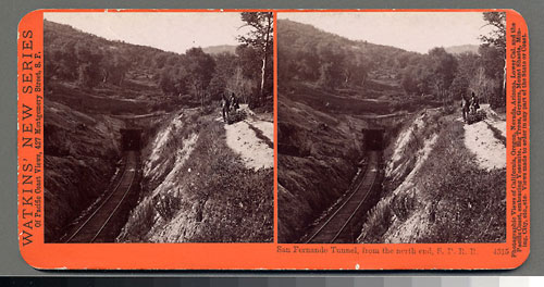 #4315 - San Fernando Tunnel, from the North End, S.P.R.R., Cal.