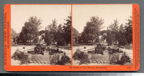 #4410 - Residence of Col. Kewen, San Gabriel, Cal.