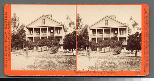 #4493 - Residence of Mr. Banning, Wilmington, Cal.