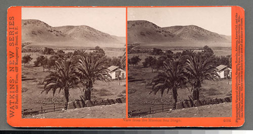 #4604 - View from the Mission San Diego, Cal.