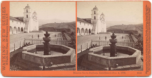 #4642 - Mission Santa Barbara, Established Dec. 4, 1786, Cal.
