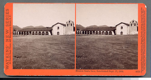 #4654 - Mission Santa Inez, Established Sept. 17, 1804, Cal.