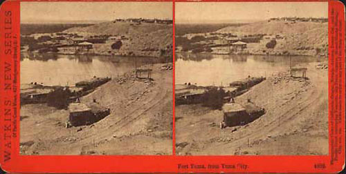 #4852 - Fort Yuma, from Yuma City, Arizona.