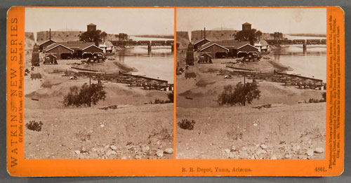 #4861 - R.R. Depot, Yuma, Arizona.