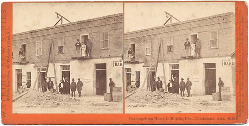 #4915 - Cosmopolitan Hotel, C. Bilicke, Pro., Tombstone, Arizona.