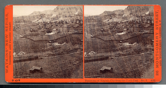 Watkins #4121 - Panorama of Virginia City from North End, Nev. #2