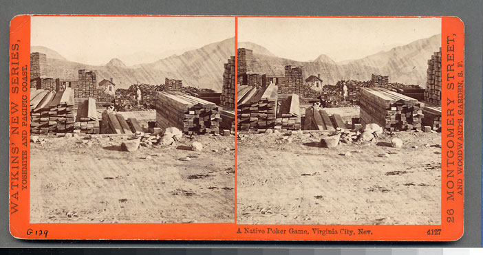 Watkins #4127 - A Native Poker Game, Virginia City, Nev.