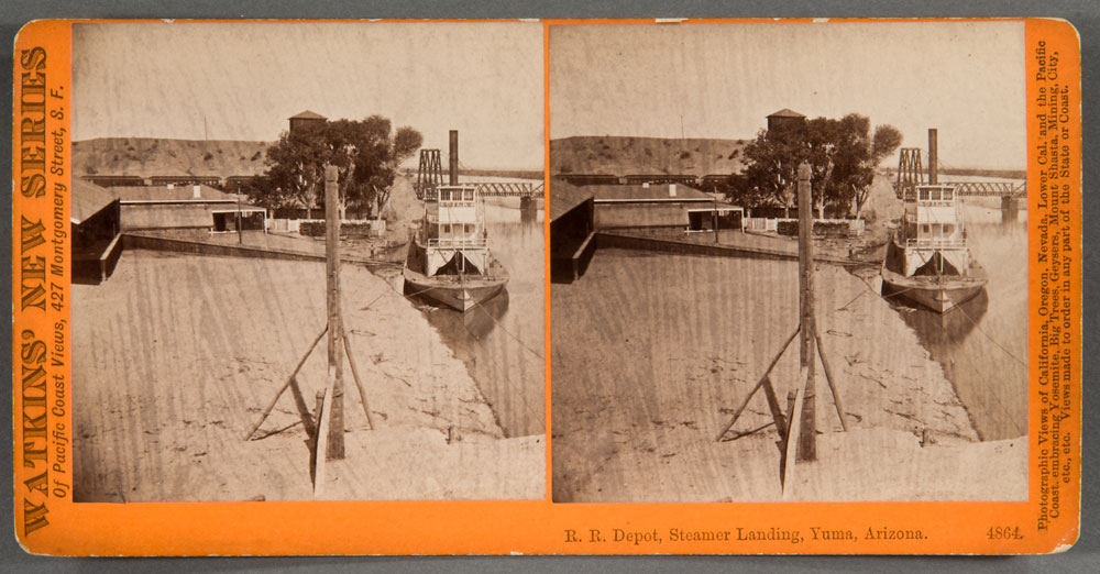 Watkins #4864 - R.R. Depot, Steamer Landing, Yuma, Arizona.