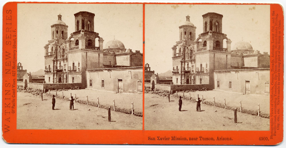 Watkins #4900 - Gen. view San Xavier Mission, near Tucson, Arizona.