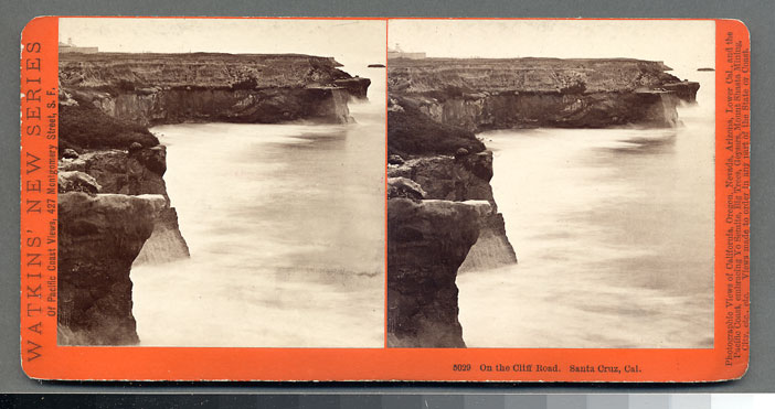 Watkins #5029 - On the Cliff Road, Santa Cruz, Cal.
