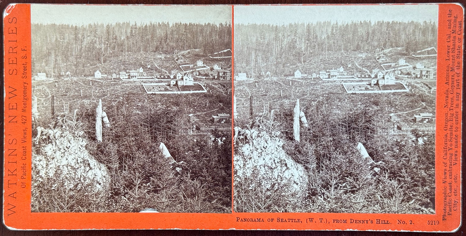 Watkins #5219 - Panorama of Seattle, (W. T.), from Denny's Hill. No. 2.