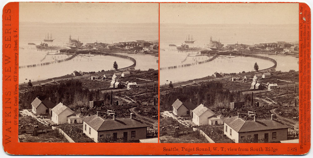 Watkins #5228 - Seattle, Puget Sound, W.T., view from South Ridge.