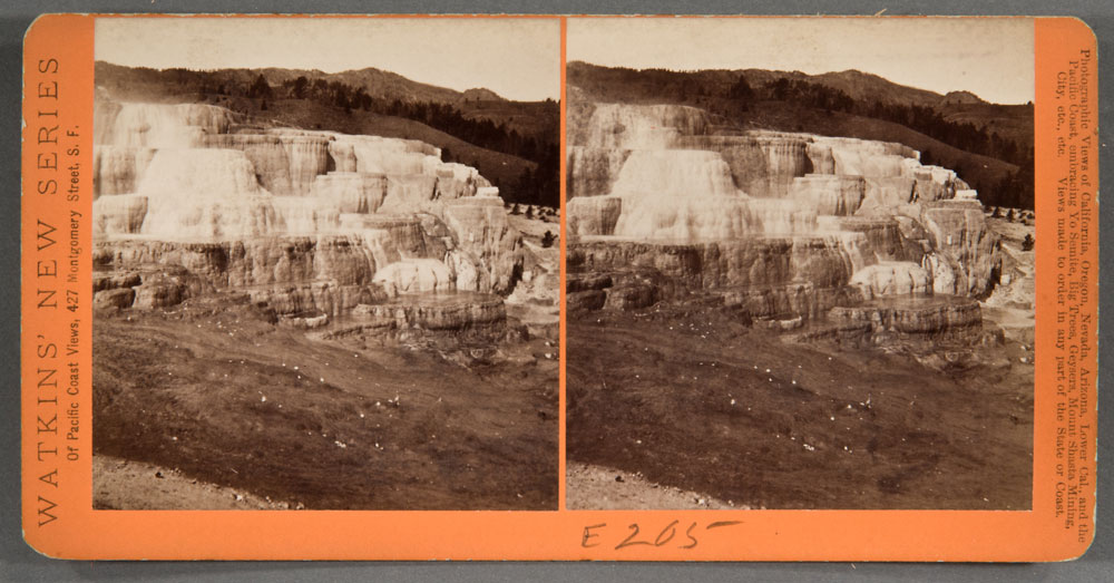 Watkins #E205 - Minerva Terraces, Mammoth Hot Springs, Nat'l Park