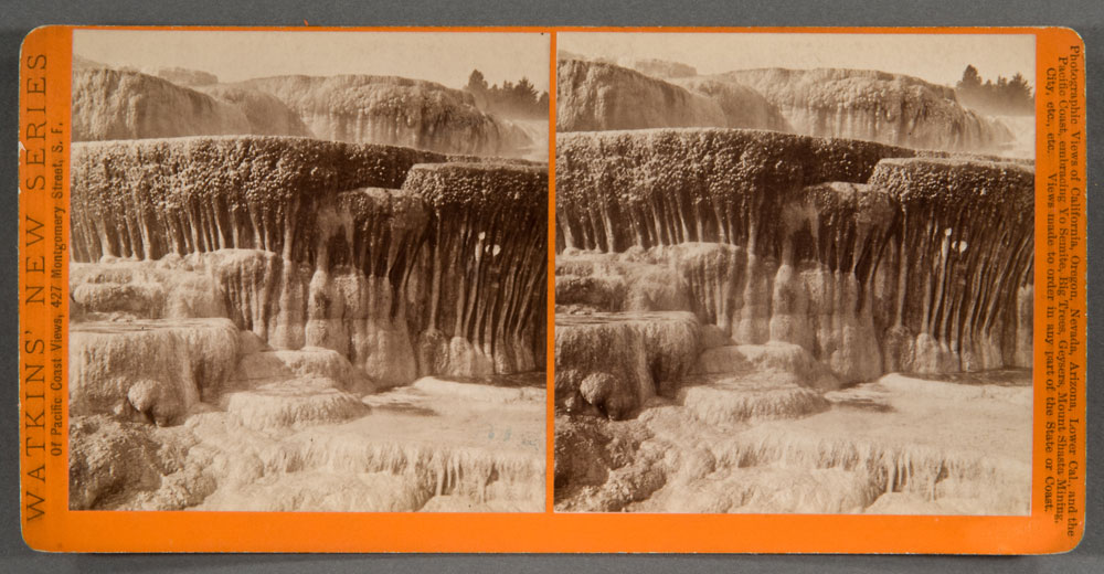 Watkins #E209 - Cleopatra Terraces, Mammoth Hot Springs, Nat. Park