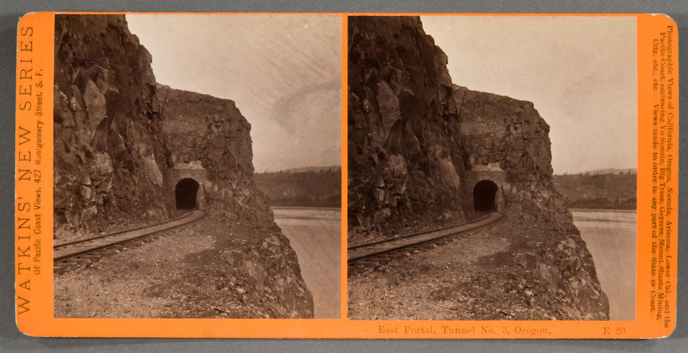 Watkins #E20 - East Portal, Tunnel #3, Columbia River, Oregon.