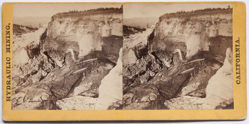 #61 - Hydraulic Mining at Gold Run. Placer County