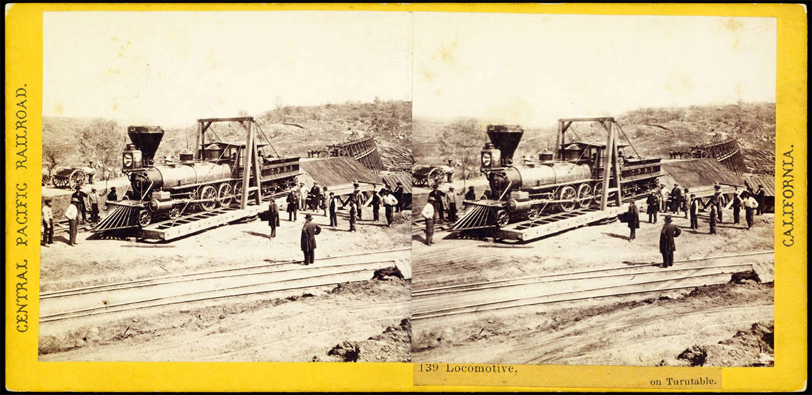 Watkins #139 - Locomotive on Turntable