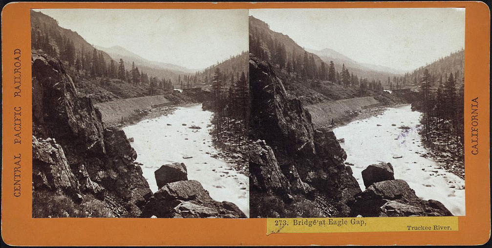 Watkins #273 - Bridge at Eagle Gap. Truckee River
