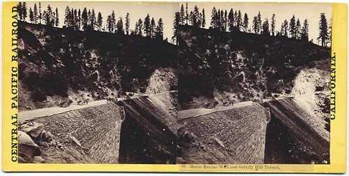 #88 - Horse Ravine Wall and Grizzly Hill Tunnel. 77 miles from Sacramento