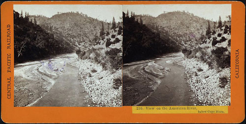 #230 - View of the American River, below Cape Horn